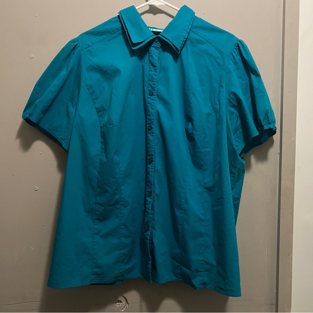 Lane Bryant Short Sleeve Shirt, Size 26